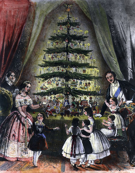 Queen Victoria and the Christmas tree.